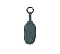 DBMNJKG Car Key Case Compatible for Tesla Model 3/X S/Y Keychain Bag Holder Protector Suede Accessories Shell Fob(B Green)