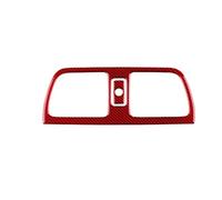 DBMNJKG Soft Carbon Fiber Sticker CD Panel Center Vent CD Frame Interior Accessories Compatible for Subaru Impreza 2005 2006 2007(LHD RHD Outer Red)