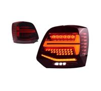 DBMNJKG Taillight Compatibie for VW Polo 20011 2012 2013 2014 2015 2016 2017 2PCS Assembly Full Dynamic Turn Signal Smoked Lens(Changeable)
