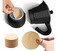DBOO 100 Pcs Unbleached Natural Paper - Coffee Filter Round Replacement Coffee Filters Fits for Aerobie Aeropress Coffee and Espresso Makers(6.4x6.4 cm)