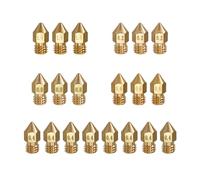DBOO 20pcs High-Quality Brass Nozzles 0.2mm/0.4mm/0.6mm/0.8mm/1.0mm - Perfectly Compatible with Ender 3/Pro/V2/Max/Neo, Ender5/Pro/Plus, Ender 6 - for Maximum Precision and Efficiency