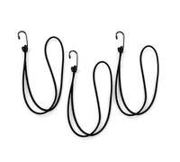 DBOO 3 Pack Wheelie Bin Locks, Heavy Duty Bin Lock for Lid, Strong Adjustable Bin Straps Compatible with Wheelie Bins, Black Bin Locks Wheelie Bins for Outdoor Garden Dustbin Storage