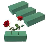 DBOO 4 Pcs Wet Floral Foam Bricks Wet Foam Fresh Wet Brick Sponge Block Florist Styrofoam Blocks Floral Foam Block Sponge