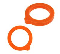 DBOO 6 Pack Replacement Silicone Seals for Kilner Jars Airtight Silicone Sealing Gaskets Rings, Leakproof Replacement Rubber Seals for Glass Clip Top Jars Storage Jars