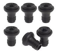 DBOO 6 Pcs Wine Saver Vacuum Stoppers Resealable Vacuum Bottle Stoppers Wine Stopper Reusable Rubber Corks Vacuum Corks Wine Bottle Sealer Caps for Keeping Wine Fresh and Secure