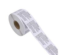 DBOO 600PCS Wax Melt Warning Labels 1.8 x 1.5 Inch Candle Warning Stickers Wax Melt Mold Lable Waterproof Candle Safety Labels Sticker