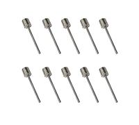 DBOO Ball Pump Needle 10 Pcs Stainless Steel Ball Inflator Needles Football Pump Needles Sports Balls Pump Needle Air Pump Needles for Football, Basketball, Volleyball, Handball, Netball, Rugby