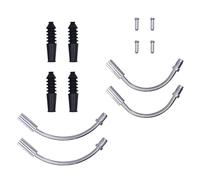 DBOO Bike V Brake Noodle 8 Pieces Bike Brake Noodles Brake Cable Guide Pipe Rubber Boots Bicycle Cycling 90° Noodles and 110° Noodles Replacement for MTB BMX Bicycle Repair Cycling Parts