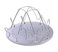 DBOO Camp Stove Toaster 9" Foldable 4 Slice Toaster Tray Toast Rack Stove Portable Outdoor Toaster Stainless Steel Camping Toaster Rack