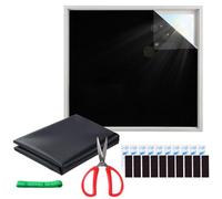 DBOO Portable Blackout Blind - Extra Large (150x200cm) - Magnetic Blackout Blinds with No Drilling 20 Magnets 1 Secssor 1 Measuring Tape - Reflects Sunlight - Fits Any Window Size/Shape