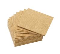 DBOO Self-Adhesive Cork Squares 30 Pack - 10x10 cm Cork Tiles for DIY Coasters and Baking Sheets