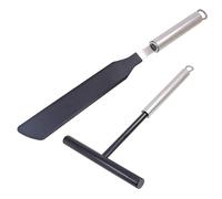 DBOO Ultimate Stainless Steel Pancake Spatula & Crepe Spreader Set - Durable, Flexible, and Easy-to-Use Baking Tools for Perfectly Even Pancakes and Crepes - Ideal for Serving Cakes, Desserts, Cheese
