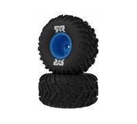 dBoots Cut Chevron Mounted Tire Set Glued, Blue