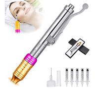DBOQ Hyaluron Pen High Pressure Non Invasive Hyaluronic Acid Injector 0.3ML Anti Wrinkle Lip Injection Water Mesotherapy Gun with 5 Sterile Ampoule Heads