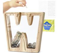 DBPBToU Money Box for Kids Piggy Bank Transparent (W)