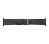 dbramante1928 Copenhagen - Watch Strap 44mm - Black/Space Grey