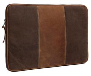 dbramante1928 Leather Case with Brown Stripe for Upto 16 inch Laptop - Hunter