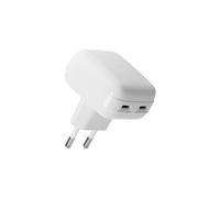 dbramante1928 re-charge Pro - EU Flat Wall Charger 2xUSB-C 20W-W