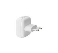 dbramante1928 re-charge Pro - EU Flat Wall Charger 2xUSB-C 25W-W