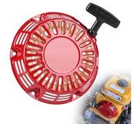 DBREAKS Pull Starter for 5.5 HP - 6.5 HP Engine, Pull Starter with Starter Rope, Reversing Starter, Petrol Engines Replacement Parts, Red