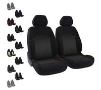 DBS 1012033 Universal Non-Slip Washable Car Seat Covers for Front and Rear Car Orange