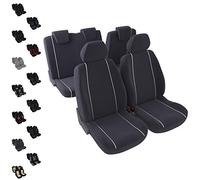 DBS 1012895 Universal Non-Slip Washable Car Seat Covers for 5 Seats - Grey