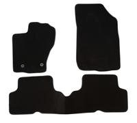 DBS 1765222 Car floor mat - custom made - 3 pieces - anti-slip - high quality carpet 1000g/m² - Velours finish - range Luxe - steering wheel left