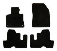 DBS 1765699 Tailor-Made Car Floor Mat Set of 4 Non-Slip Black Needle Felt 900g/m2 Velour Manufacturing Assortment Star