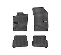 DBS 1765859 Rubber car floor mat - custom made - 4 pieces - high quality rubber -odourless - anti-slip - raised edges - steering wheel left
