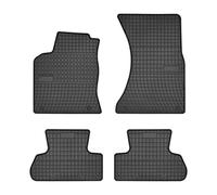 DBS 1765862 Rubber car floor mat - custom made - 4 pieces - high quality rubber -odourless - anti-slip - raised edges - steering wheel left