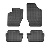 DBS 1765871 Rubber car floor mat - custom made - 4 pieces - high quality rubber -odourless - anti-slip - raised edges - steering wheel left