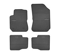 DBS 1765872 Rubber car floor mat - custom made - 4 pieces - high quality rubber -odourless - anti-slip - raised edges - steering wheel left