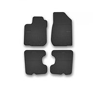 DBS 1765878 Rubber car floor mat - custom made - 4 pieces - high quality rubber -odourless - anti-slip - raised edges - steering wheel left