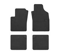 DBS 1765880 Rubber car floor mat - custom made - 4 pieces - high quality rubber -odourless - anti-slip - raised edges - steering wheel left