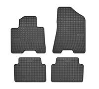DBS 1765890 Rubber car floor mat - custom made - 4 pieces - high quality rubber -odourless - anti-slip - raised edges - steering wheel left