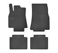 DBS 1765892 Rubber car floor mat - custom made - 4 pieces - high quality rubber -odourless - anti-slip - raised edges - steering wheel left