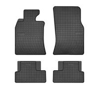 DBS 1765896 Rubber car floor mat - custom made - 4 pieces - high quality rubber -odourless - anti-slip - raised edges - steering wheel left