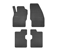 DBS 1765905 Rubber car floor mat - custom made - 4 pieces - high quality rubber -odourless - anti-slip - raised edges - steering wheel left