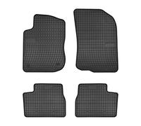 DBS 1765910 Rubber car floor mat - custom made - 4 pieces - high quality rubber -odourless - anti-slip - raised edges - steering wheel left