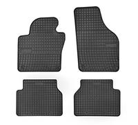 DBS 1765936 Rubber Floor Mats for Cars - Made to Measure - Set of 4 Rubber - Odourless - Non-Slip - Raised Edges