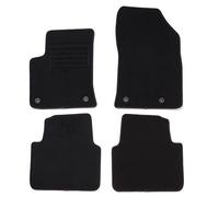 DBS 1766829 Car Tailored Car Floor Mats Set of 4 Non-Slip Black 900 g/m² Velvet Coating Star-1766829