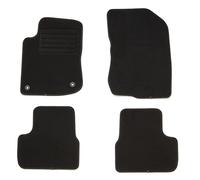 DBS 1766838 Tailored Car Floor Mats Set of 4 Non-Slip Black 900 g/m² Velvet Coating Star-1766838