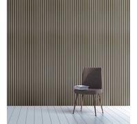 Dbs Bathrooms Dark Grey Oak Slat Wall Panel Large Slat 150mm X 2600mm