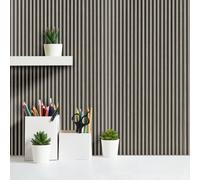 Dbs Bathrooms Dark Grey Oak Wall Panel Small Slat 150mm X 2600mm