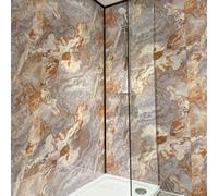 Dbs Bathrooms Mixed Stone Gloss Pvc Shower Wall Panel 1M X 2.4M