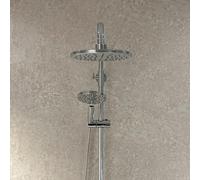 DBS Beige Concrete Matt 1000mm Wide Shower Panel 1m x 2.4m PVC Bathroom Wall Cladding 10mm