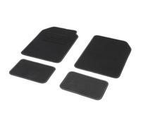 DBS - Car Floor Mats - 4 Pieces: Front + Rear - Grey - Universal - Non-Slip