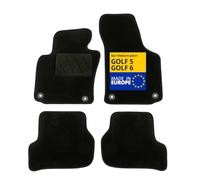 DBS - Car Floor Mats - Tailored for Golf 5/6 - With Fixing Clips - Non-Slip Car Floor Mats - Galaxy Carpet - Pack of 4