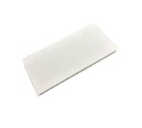 DBS Gloss White 10mm Sample Piece Bathroom PVC Cladding Wall Shower Panel Sample