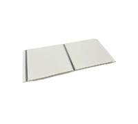 DBS Gloss White Chrome 5mm Sample Piece Bathroom PVC Cladding Wall Shower Panel Sample